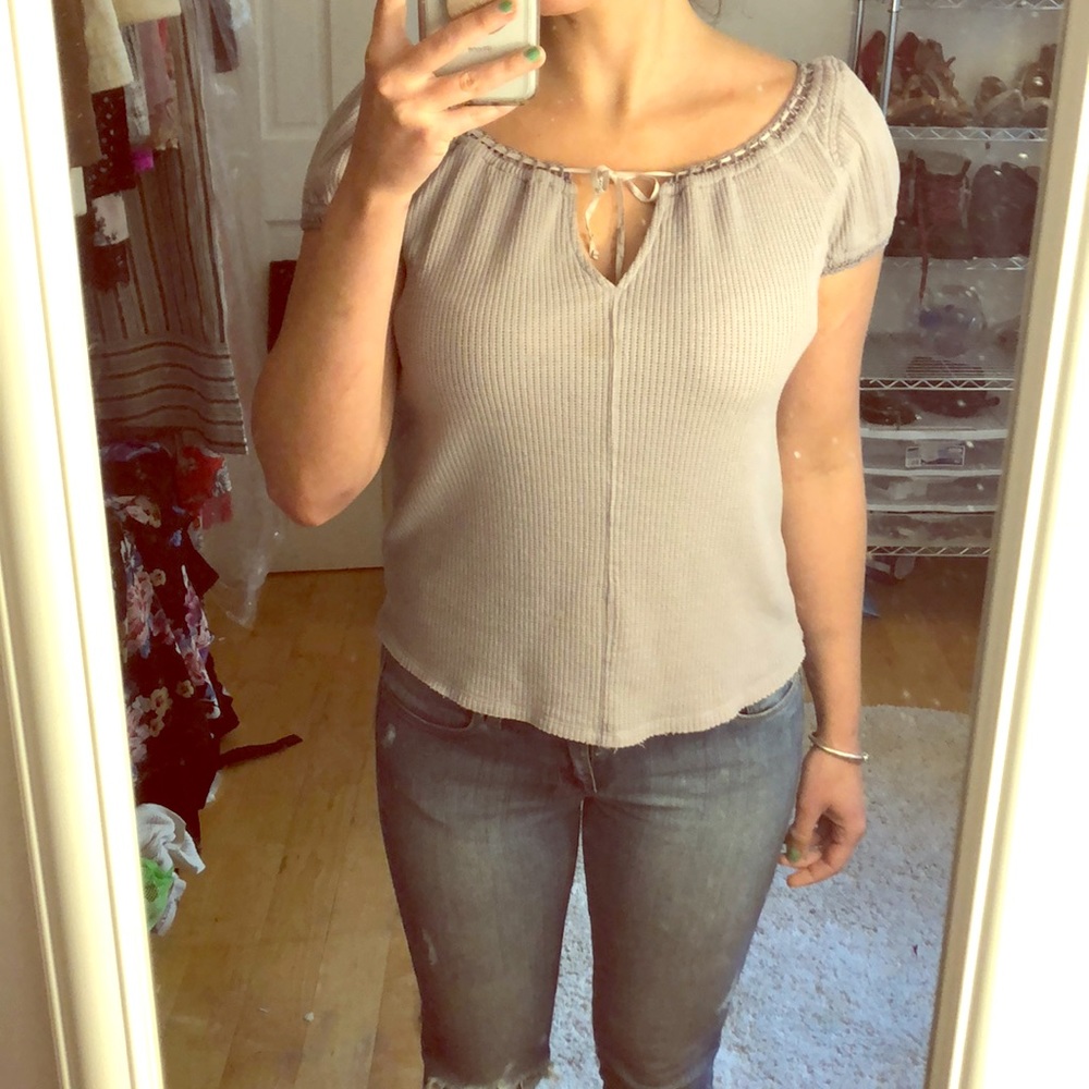 Anthropologie peasant shirt